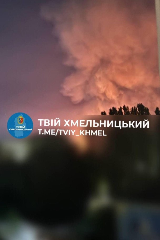 Атака РФ на Хмельницький 2 вересня / © соцмережі