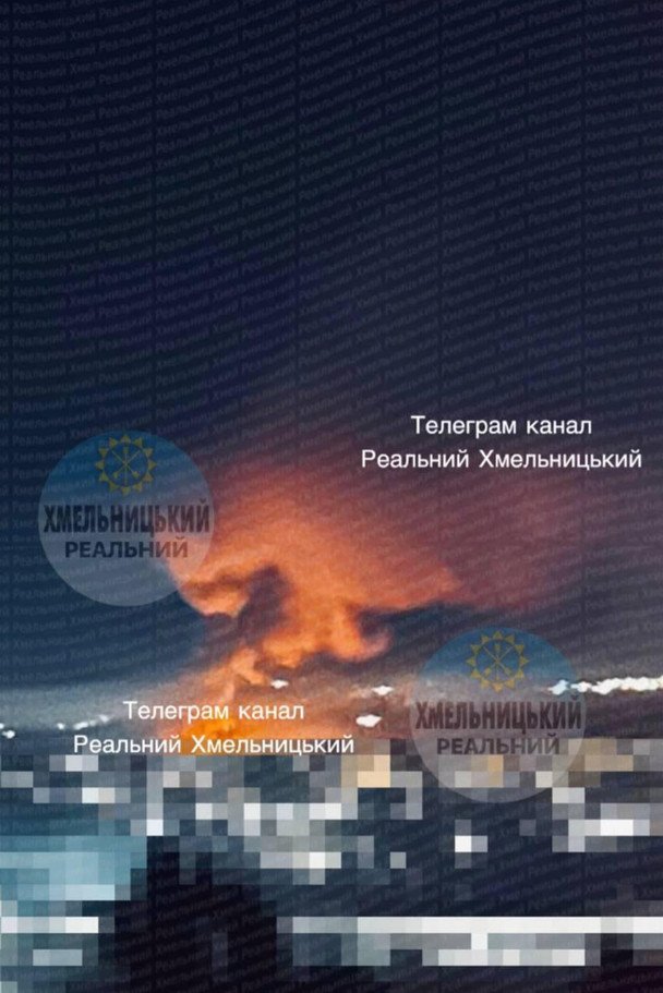 Атака РФ на Хмельницький 2 вересня / © соцмережі