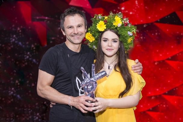 Святослав Вакарчук і Віталіна Мусієнко / © пресслужба каналу "1+1"