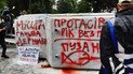 перекинута машина під Радою