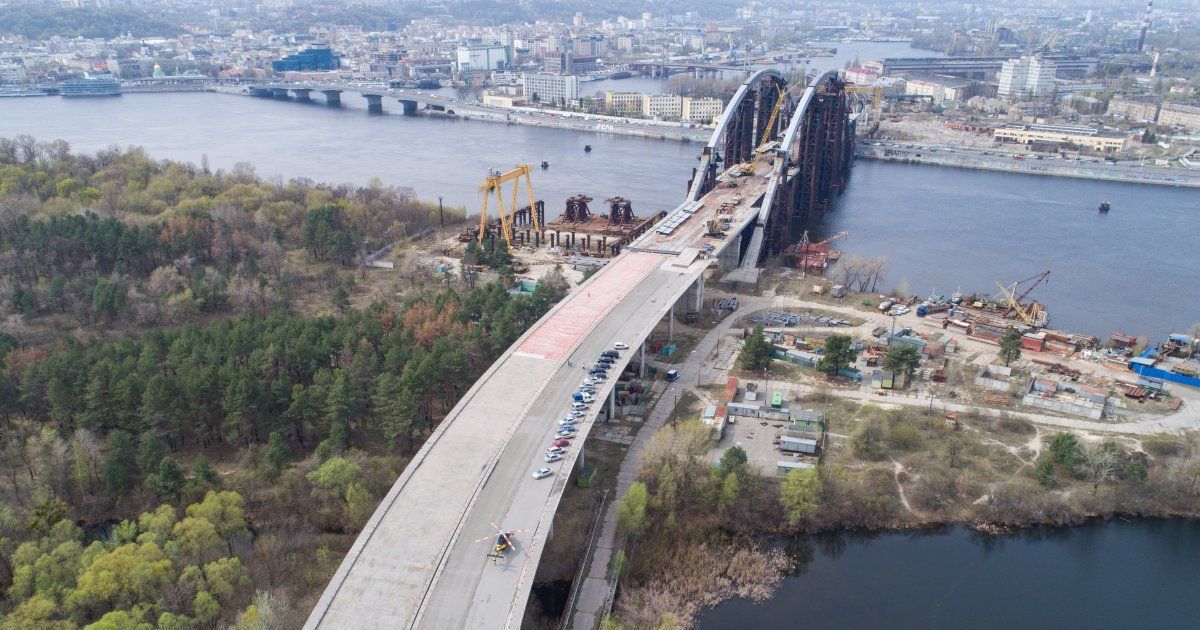 Кличко анонсировал сроки достройки Подольско-Воскресенского моста и реконструкции Шулявского