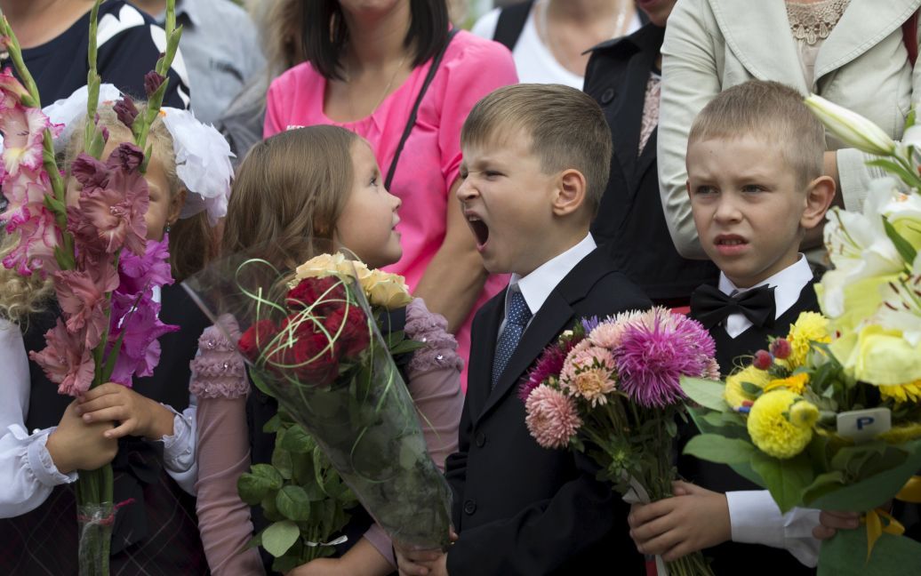 В белорусском Минске первый звонок для первоклассников прозвучал 31 августа / © Reuters