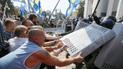 Во время столкновений под стенами парламента