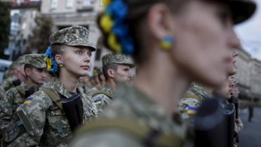 На Крещатике прошла репетиция парада ко Дню Независимости. / © Reuters