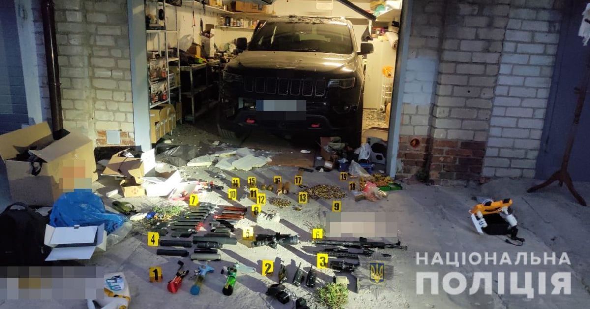 В гараже харьковчанина, который свел счеты с жизнью, нашли арсенал боеприпасов