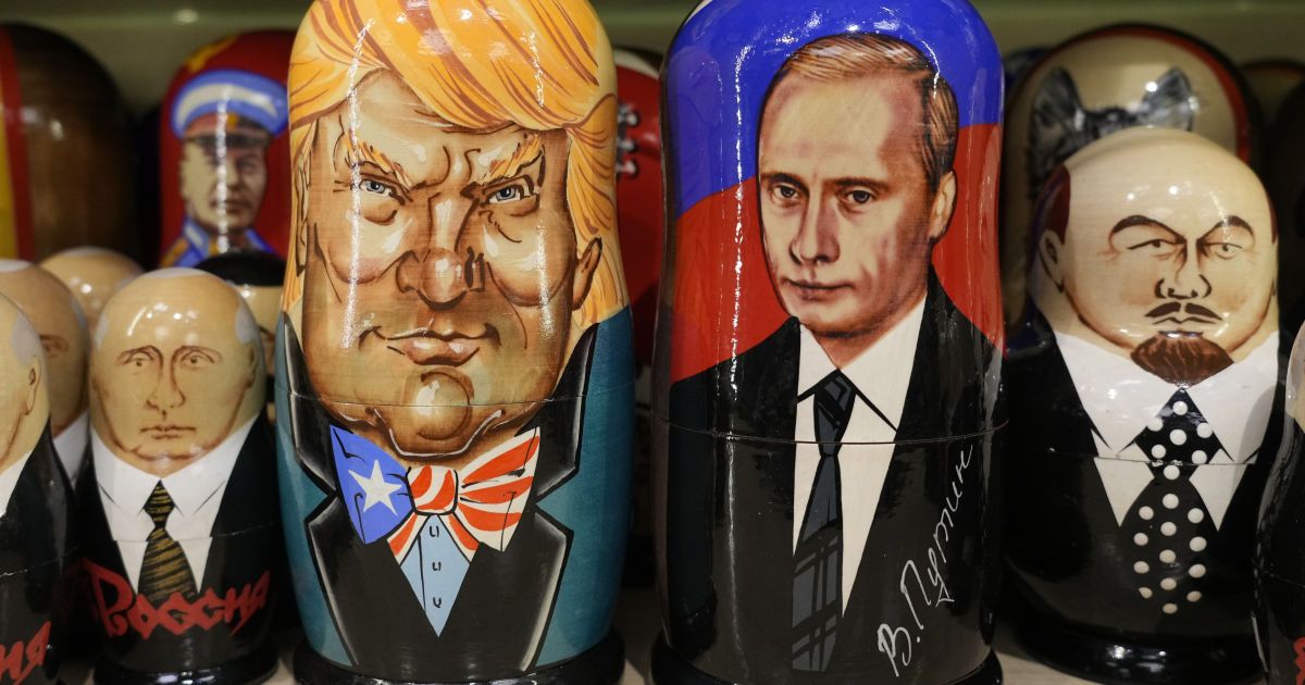 Дональд Трамп і Володимир Путін.