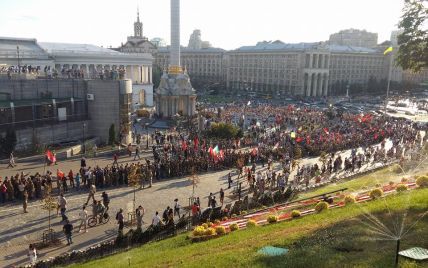 Віче Правого сектора на Майдані. Онлайн-трансляція