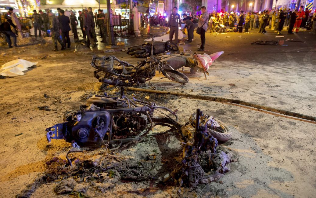 Место взрыва в Бангкоке. / © Reuters