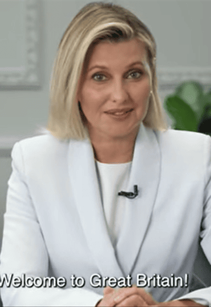 Елена Зеленская/Скрин видео