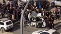 Легковий автомобіль, який розчавив БТР у Махачкалі