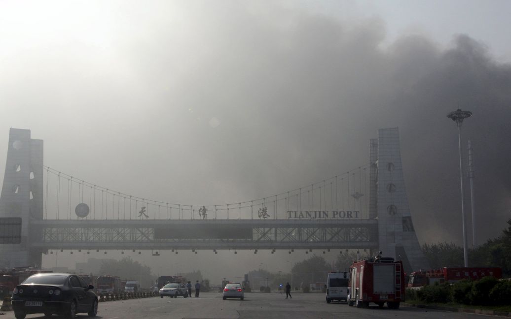 Взрыв в Тяньцзине разрушил часть города. / © Reuters