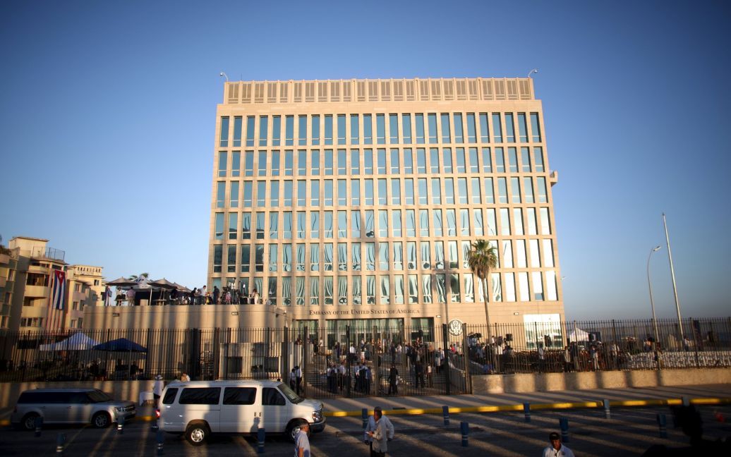 Так выглядит посольство США в Гаване. / © Reuters