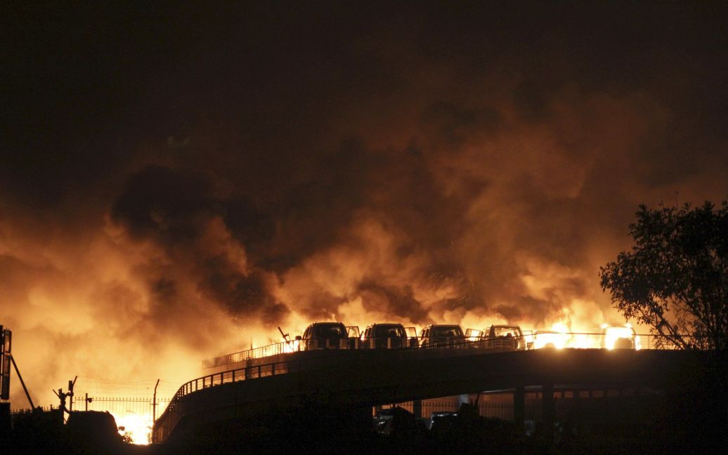В Тяньцзине раздался мощный взрыв. / © Reuters