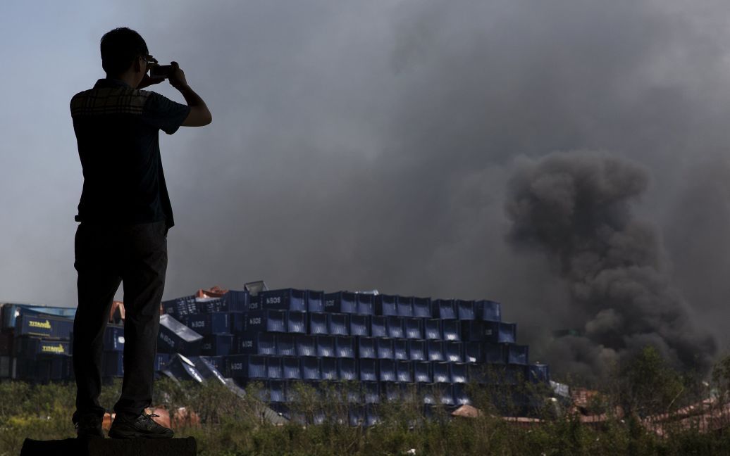 Взрыв в Тяньцзине разрушил часть города. / © Reuters