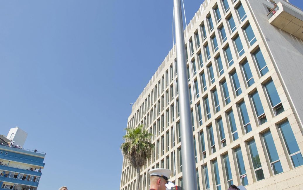 Торжественное поднятие флага США в Гаване. / © Reuters