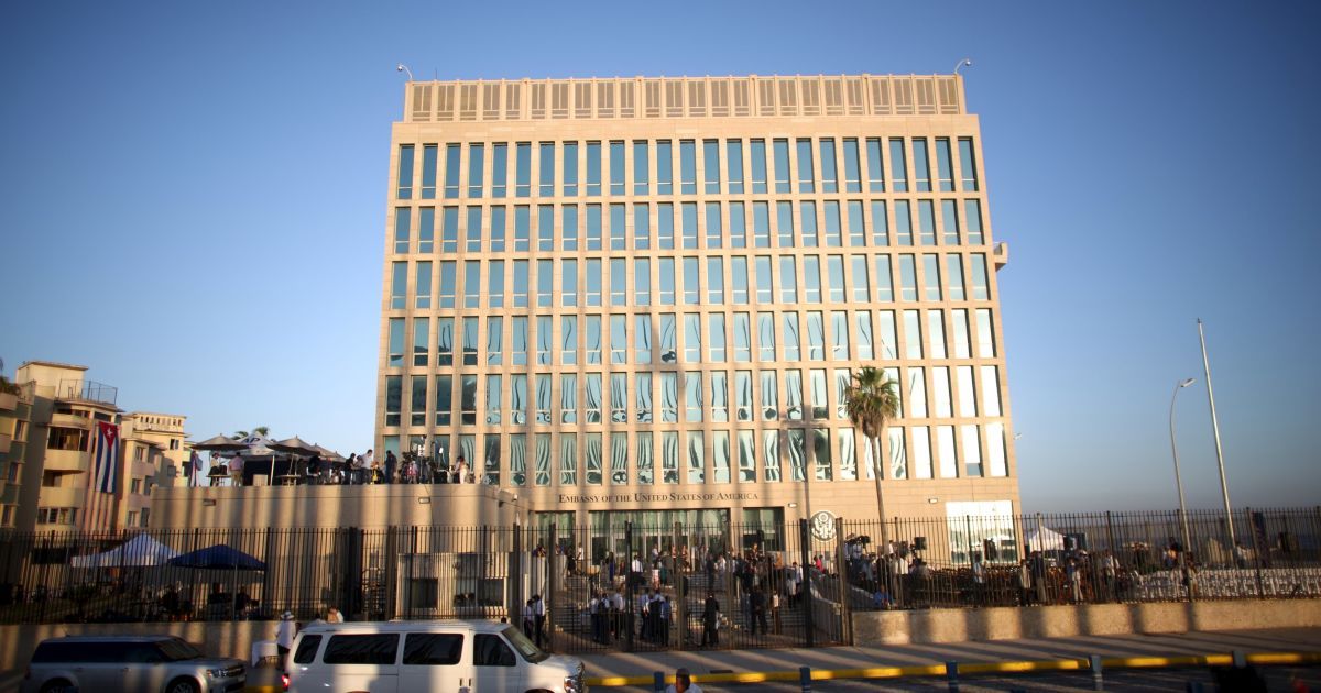 Так выглядит посольство США в Гаване. / © Reuters