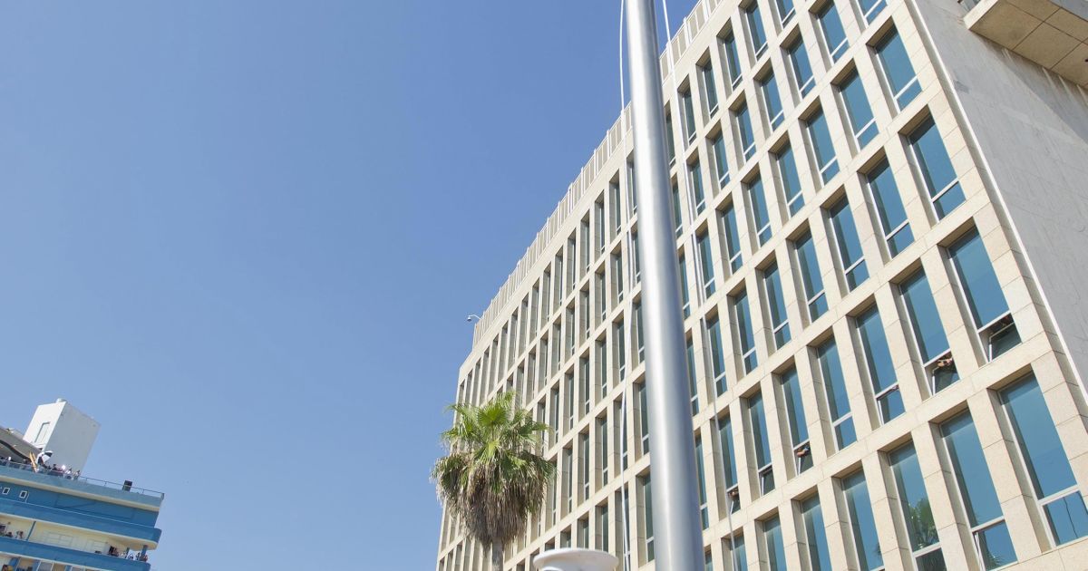 Торжественное поднятие флага США в Гаване. / © Reuters