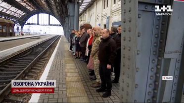 Символічний рейс пам'яті: залізничники вшановували загиблих колег по всій Україні