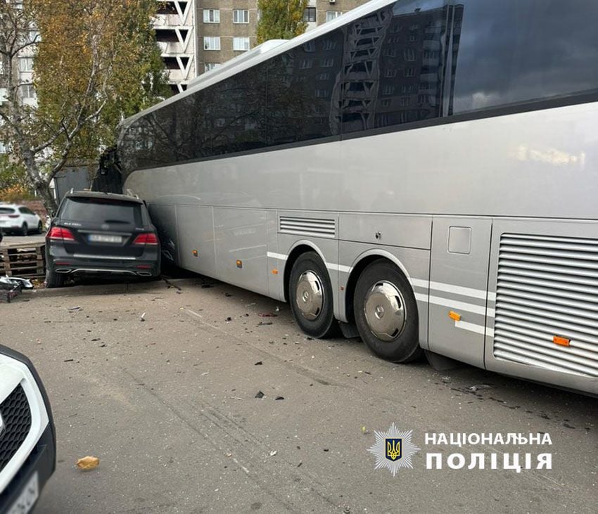 ДТП в Києві 4 листопада / Фото: поліція Києва / © 