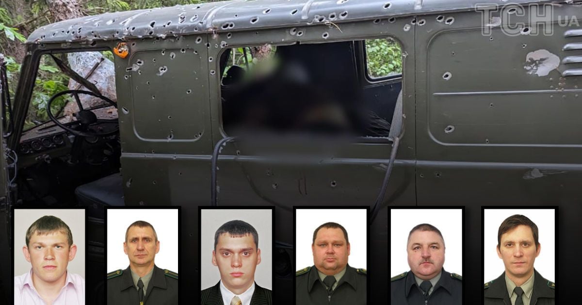 Колаж. Російська ДРГ на Сумщині впритул розстріляла шістьох лісівників, 12 дітей залишились без татусів.