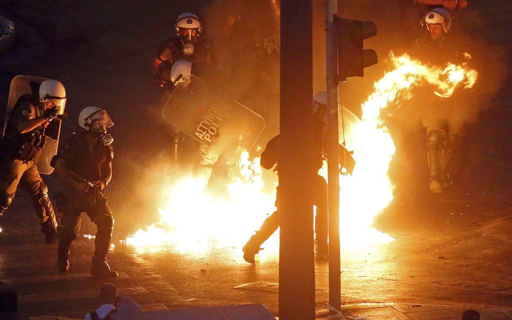 В Греции протестуют против соглашения с кредиторами. / © Reuters