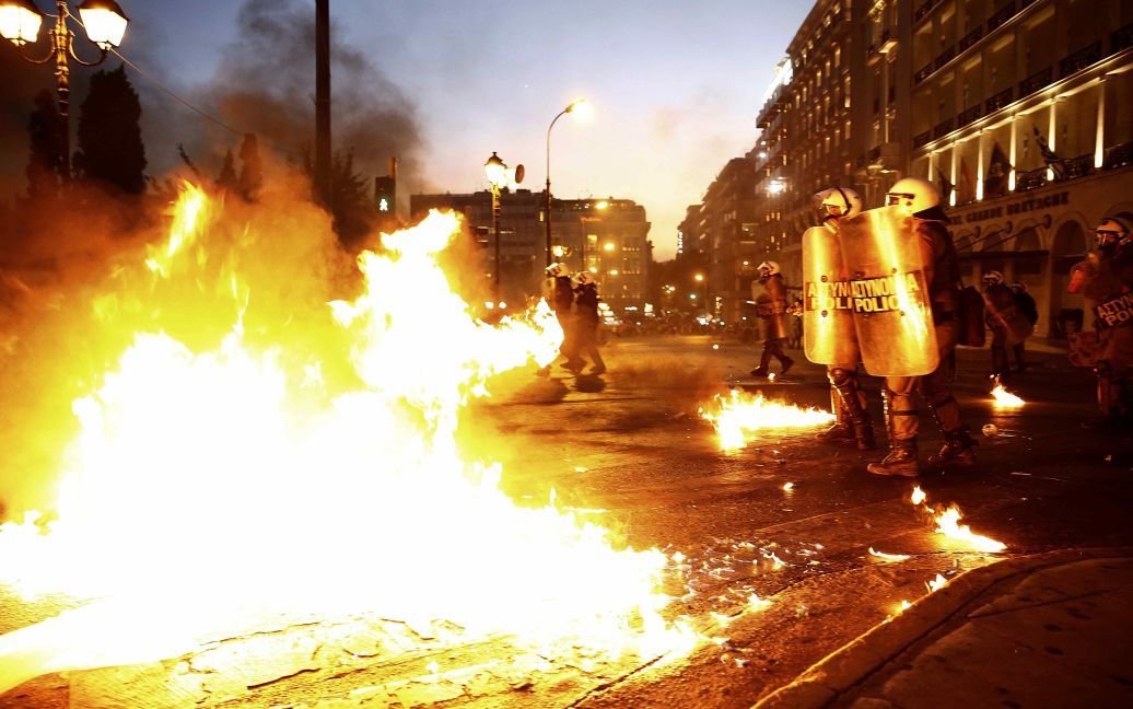 В Греции протестуют против соглашения с кредиторами. / © Reuters
