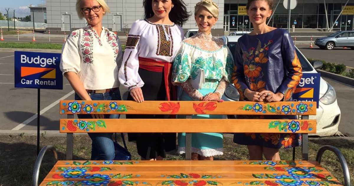 Влада Литовченко в вышиванке приняла участие в арт-проекте / © facebook.com/VladaLytovchenko