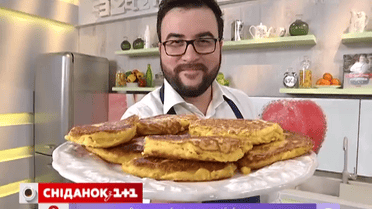 Рецепт кукурудзяних оладків від Руслана Сенічкіна