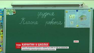 Через грип призупинили навчання в усіх закладах кількох регіонів країни