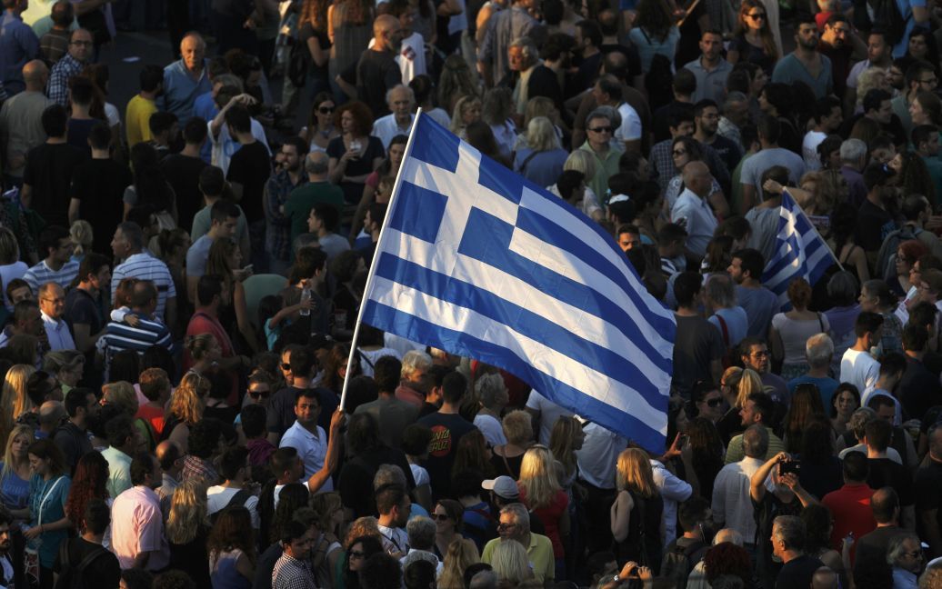 Греки протестують проти умов кредиторів. / © Reuters