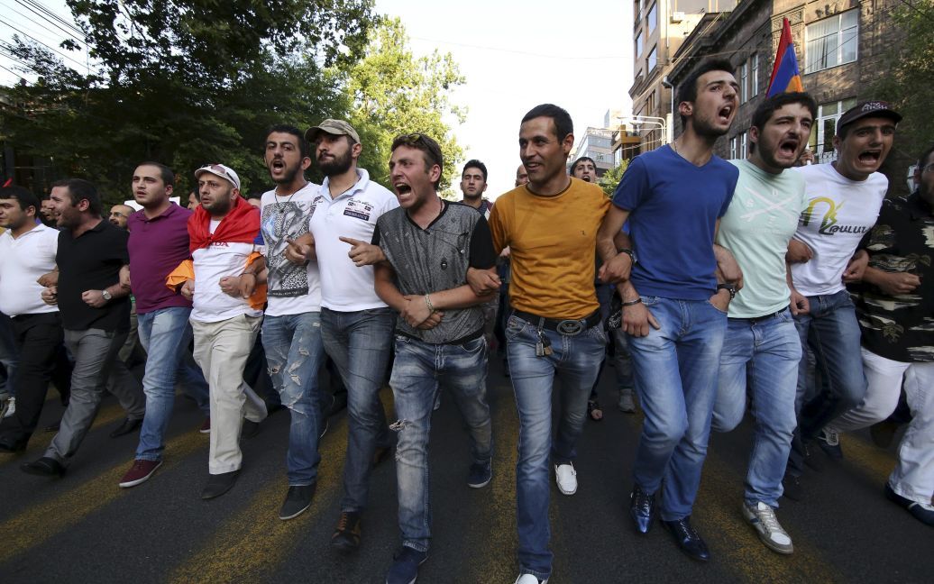 В центре Еревана разогнали акцию протеста / © Reuters
