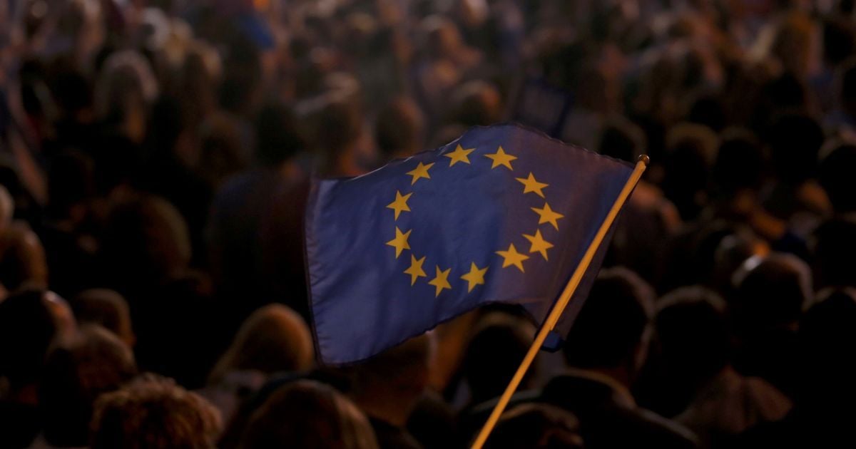 Проевропейский митинг в Греции