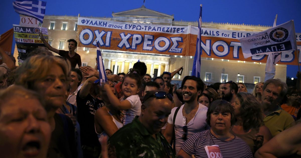 Греки протестують проти умов кредиторів. / © Reuters