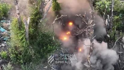 Третья штурмовая показала работу дронами по врагу