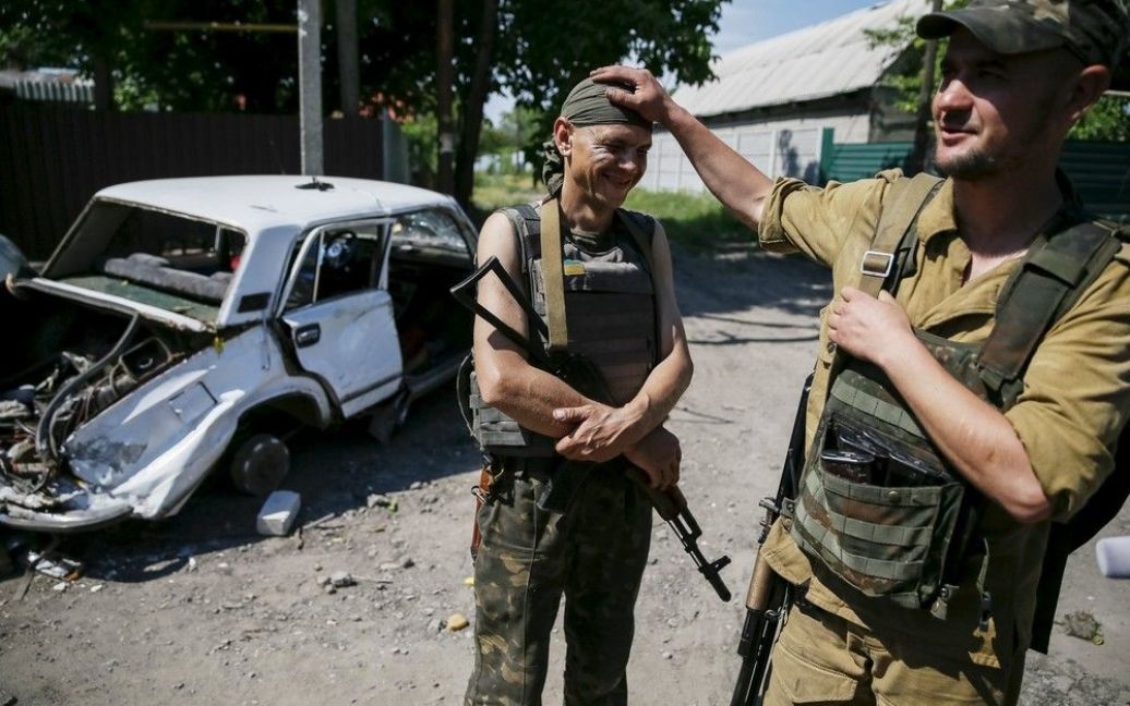 Марьинка находится под контролем сил АТО. / © Reuters
