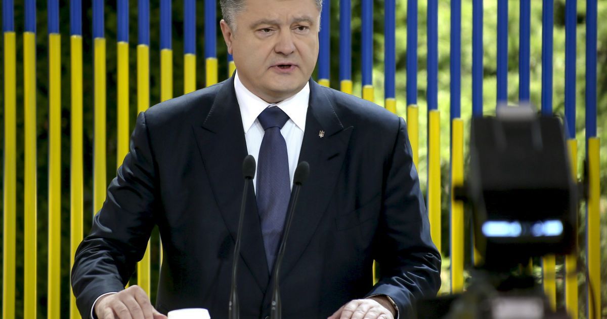 Порошенко не допустит отделения Донбасса