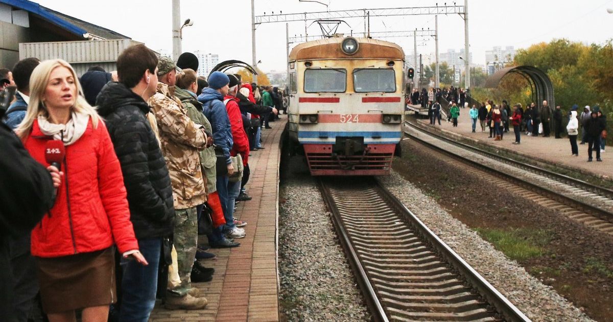 В столице отменили девять рейсов городской электрички