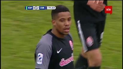 Карпаты - Заря - 0:2. Видео гола Юри Фрейтаса