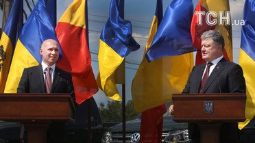 порошенко з прем’єр-міністром Молдови Павлом Філіпом. / © Сайт президента України