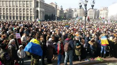 Акция в поддержку Надежды Савченко в Киеве / © "Батькивщина"