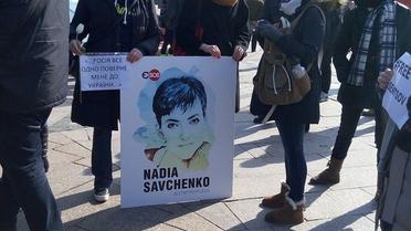 Акция в поддержку Надежды Савченко в Киеве / © Владислав Синяговский /Facebook