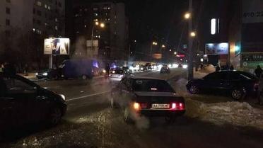 аварія в Києві_1 / © Фото Валерии Ковалинской/ТСН