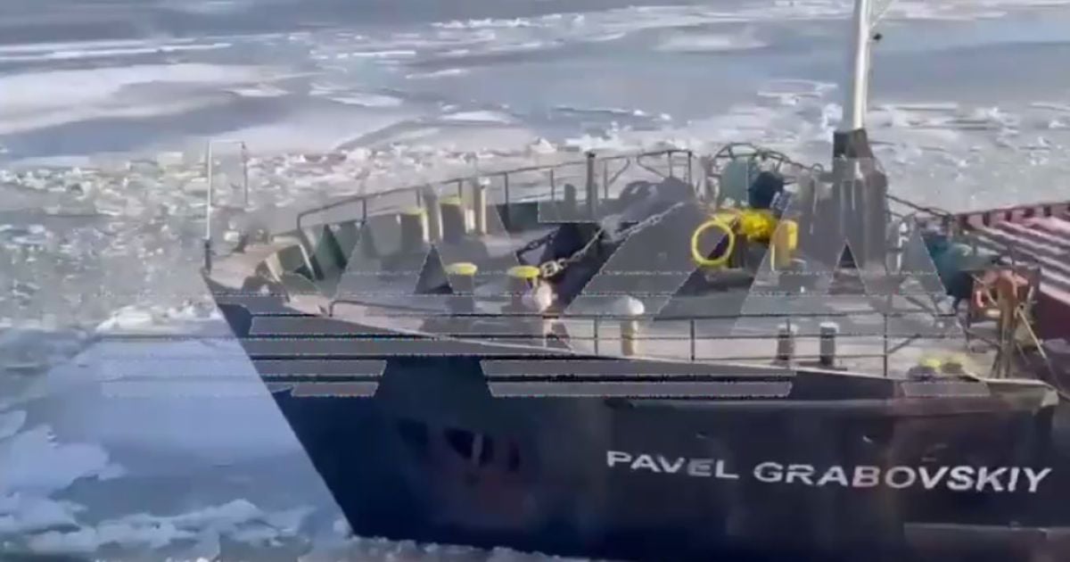 В Азовському морі тоне суховантаж РФ "Павло Грабовський"