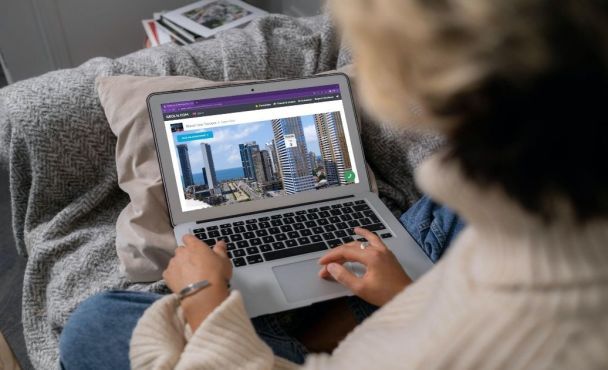 Выбор этажа на интерактивной схеме в 3D на GEOLN.COM