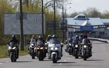 Путинских "волков" задержали при въезде в Мюнхен