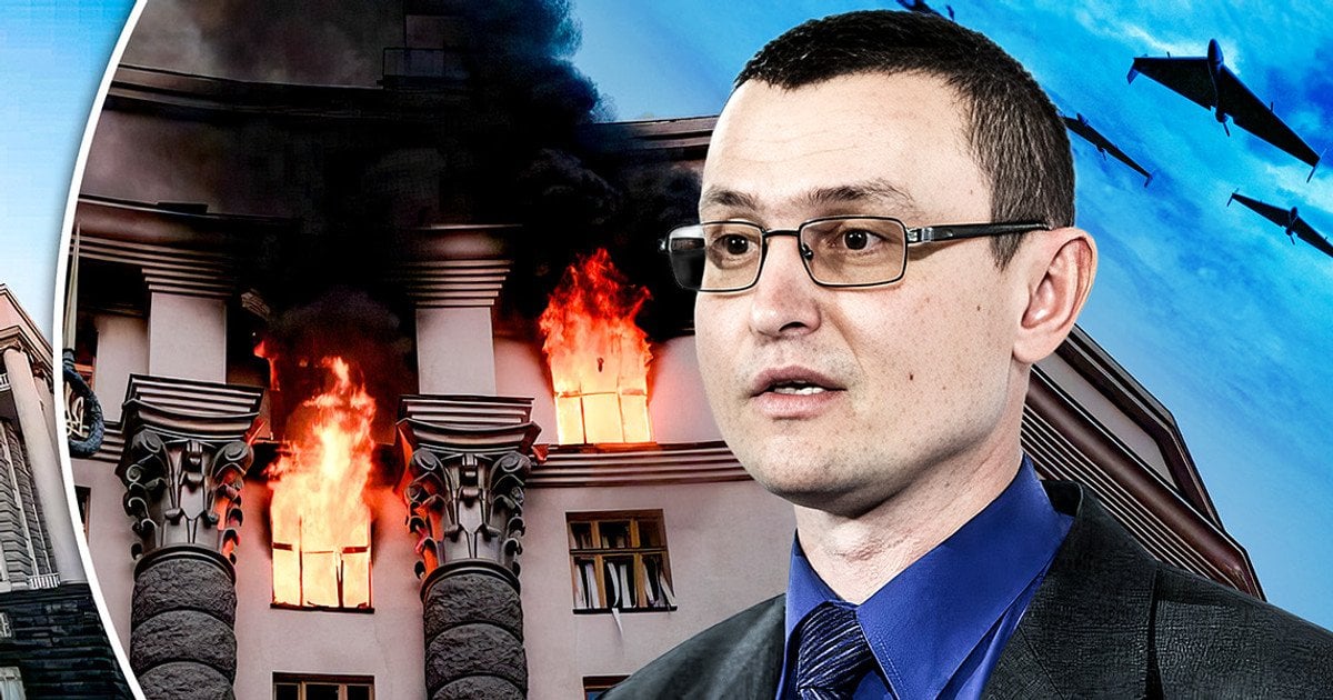 Russia's attack on the Cabinet of Ministers in Kyiv