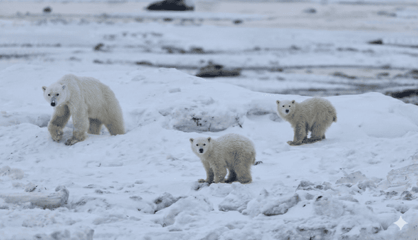 Дика біла ведмедиця усиновила чуже дитинча: неймовірна історія порятунку