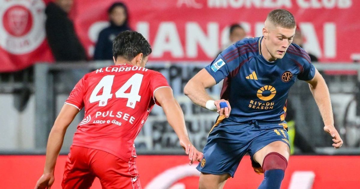 Артем Довбик, "Монца" – "Рома" / Фото: x.com/ASRomaEN