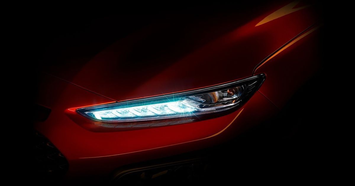 Hyundai опубликовал тизерное изображение нового кроссовера