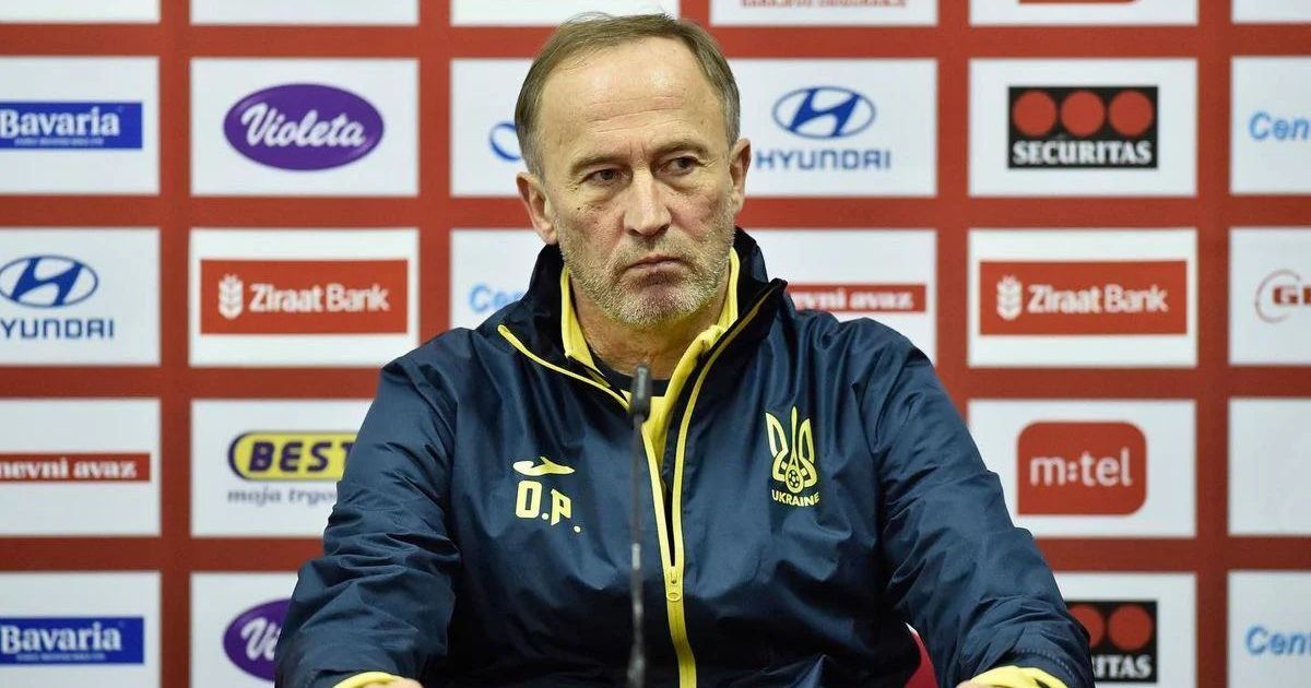 Головний тренер збірної України з футболу Олександр Петраков / фото - УАФ